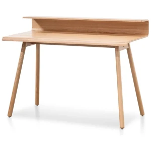 Belinda Wooden Home Office Desk - Natural by Interior Secrets - AfterPay Available
