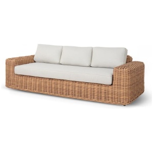 Bello Outdoor 3 Seater Sofa - Royal Sand by Interior Secrets - AfterPay Available