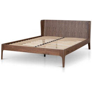 Belmont Queen Bed Frame - Walnut by Interior Secrets - AfterPay Available
