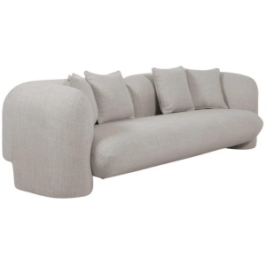 Berg 3 Seater Sofa - Beige Linen by Interior Secrets - AfterPay Available