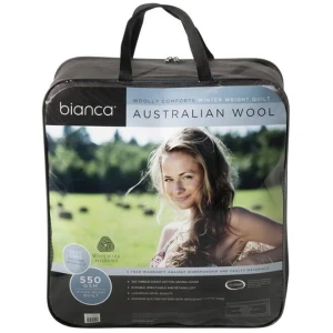 Bianca 550GSM Woolly Comforts Winter Wool Quilt Double
