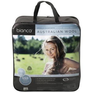Bianca 550GSM Woolly Comforts Winter Wool Quilt Single