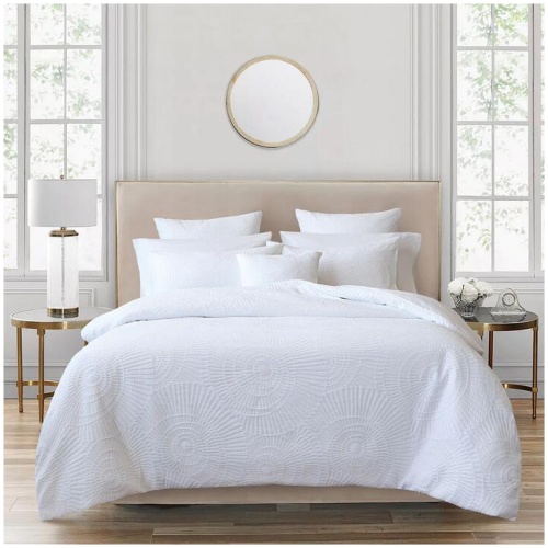 Bianca Byron White Quilt Cover Set Queen