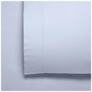 Bianca Fletcher Flannelette Cotton Sheet Set Steel Blue Queen