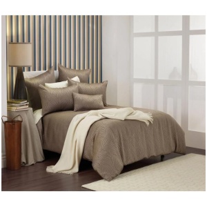 Bianca Hampshire Taupe Quilt Cover Set Queen