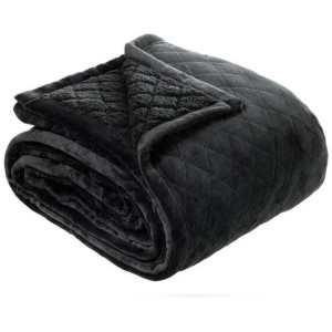 Bianca Mansfield Blanket Charcoal Super King