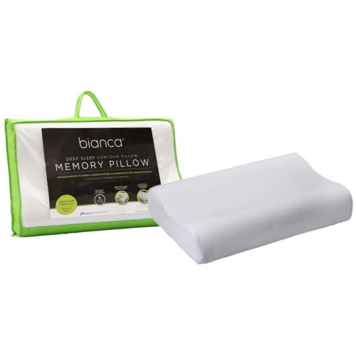 Bianca Memory Foam Contoured Profile Pillow