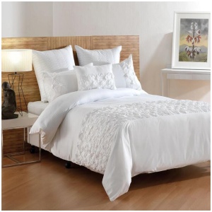 Bianca Miranda White Quilt Cover Set King