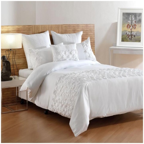 Bianca Miranda White Quilt Cover Set King