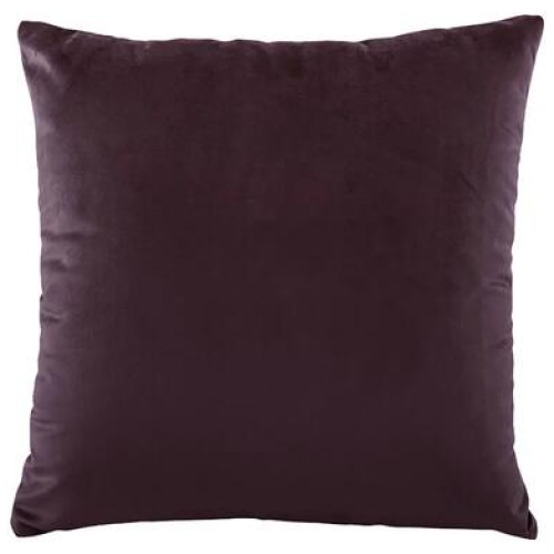 Bianca Vivid Coordinates Square Velvet Cushion Plum 43 x 43cm