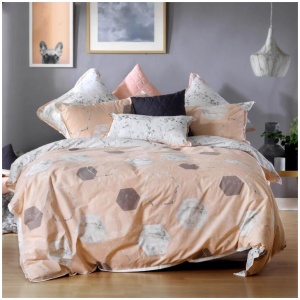 Bianca Zola Pink Quilt Cover Set Queen