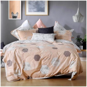 Bianca Zola Pink Quilt Cover Set Queen