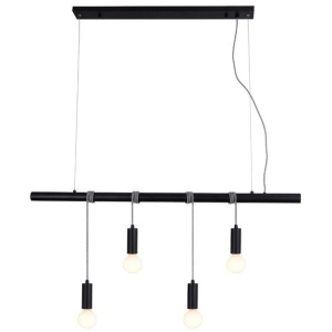 Bikkel 4 Lights Pendant Light - Black