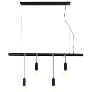Bikkel 4 Lights Pendant Light - Black