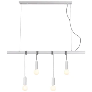 Bikkel 4 Lights Pendant Light - White