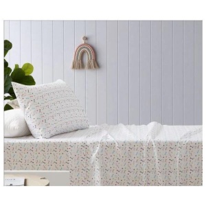 Bones Printed Microfibre Sheet Sets by Happy Kids Single