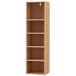 Bookshelf 5 Tiers MILO Pine