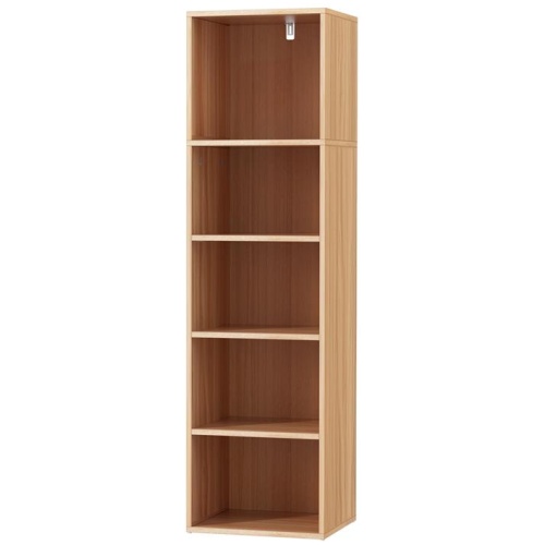 Bookshelf 5 Tiers MILO Pine