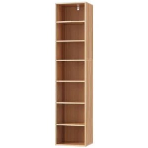 Bookshelf 7 Tiers MILO Pine