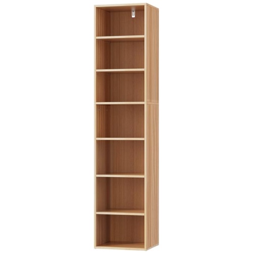 Bookshelf 7 Tiers MILO Pine