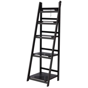 Bookshelf Corner Shelf 5 Tiers - ZANE Coffee