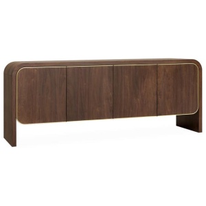 Boran 2m Buffet Unit - Walnut by Interior Secrets - AfterPay Available