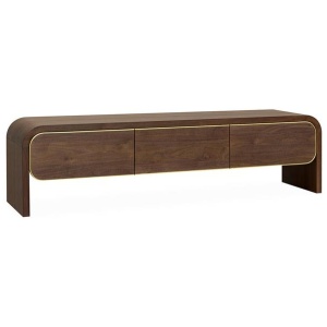 Boran 2m TV Entertainment Unit - Walnut by Interior Secrets - AfterPay Available
