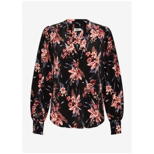 Bouquet-Hearted Silk Blouse