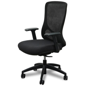 Braddon Mesh Office Chair - Black by Interior Secrets - AfterPay Available