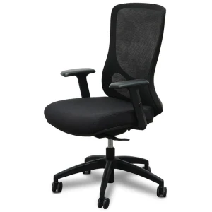 Braddon Mesh Office Chair - Black by Interior Secrets - AfterPay Available