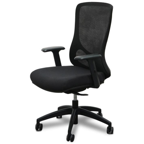 Braddon Mesh Office Chair - Black by Interior Secrets - AfterPay Available