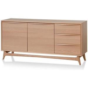 Brendon 1.6m Sideboard Unit with Drawers - Natural Oak by Interior Secrets - AfterPay Available