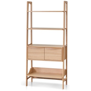 Brendon Bookcase - Natural Oak by Interior Secrets - AfterPay Available