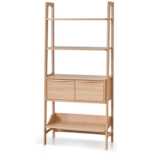 Brendon Bookcase - Natural Oak by Interior Secrets - AfterPay Available