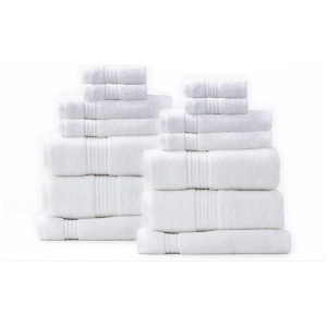 Brentwood 650 GSM Low Twist 14 Piece Bright Bath Sheet by Renee Taylor