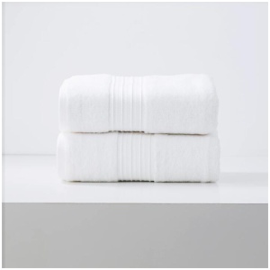 Brentwood 650 GSM Low Twist 2 Pack Bright Bath Sheet by Renee Taylor