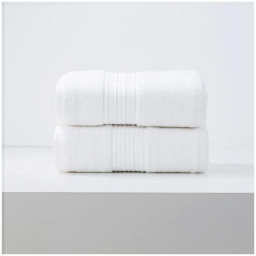 Brentwood 650 GSM Low Twist 2 Pack Bright Bath Sheet by Renee Taylor