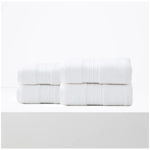 Brentwood 650 GSM Low Twist 4 Pack Bright Bath Sheet by Renee Taylor