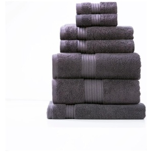 Brentwood 650 GSM Low Twist 7 Piece Carbon Bath Sheet by Renee Taylor