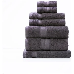 Brentwood 650 GSM Low Twist 7 Piece Carbon Bath Sheet by Renee Taylor