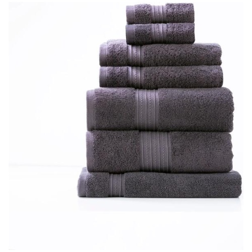 Brentwood 650 GSM Low Twist 7 Piece Carbon Bath Sheet by Renee Taylor