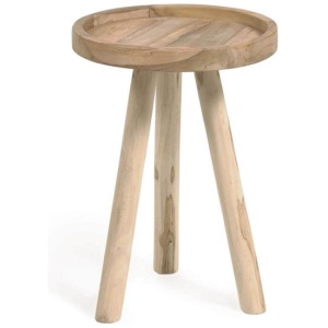 Brooks Solid Teak Side Table - Natural by Interior Secrets - AfterPay Available