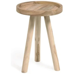 Brooks Solid Teak Side Table - Natural by Interior Secrets - AfterPay Available
