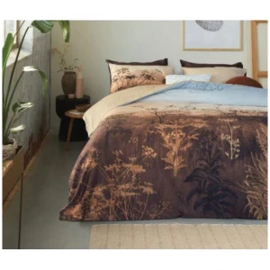 Brown Cotton Sateen Brown Quilt Cover Sets by Bedding House Queen