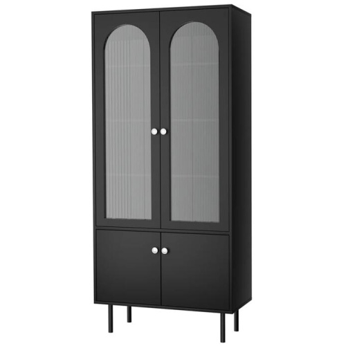 Buffet Sideboard Cupboard Cabinet Black