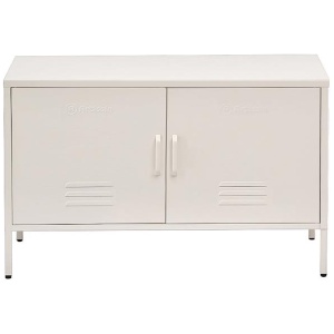 Buffet Sideboard Metal Cabinet - BASE White