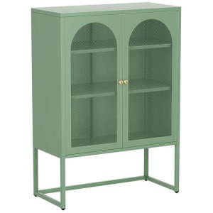 Buffet Sideboard Metal Cabinet - ELMA Green