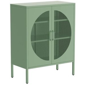 Buffet Sideboard Metal Cabinet - ELSA Green