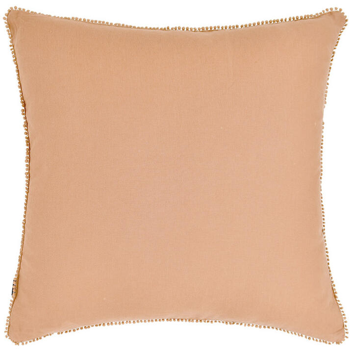 Burnt Orange Oversize Linen Cushion - 60x60cm