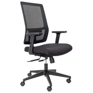 Buro Mantra Ergonomic Office Chair with Arm - Black by Interior Secrets - AfterPay Available